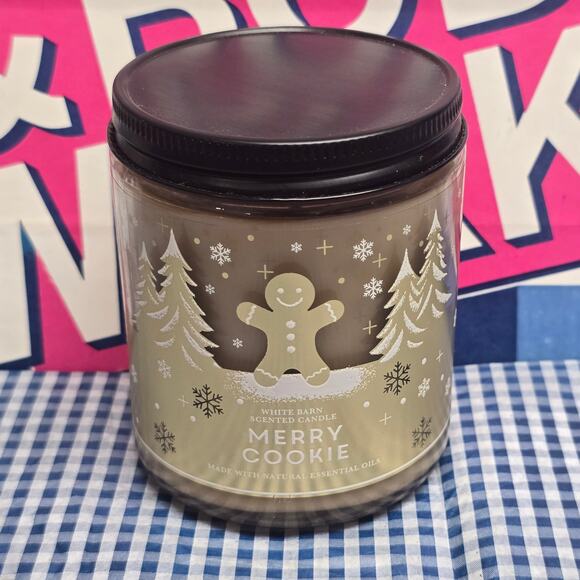 BBW Merry Cookie Single Wick Candle - Picture 1 of 2